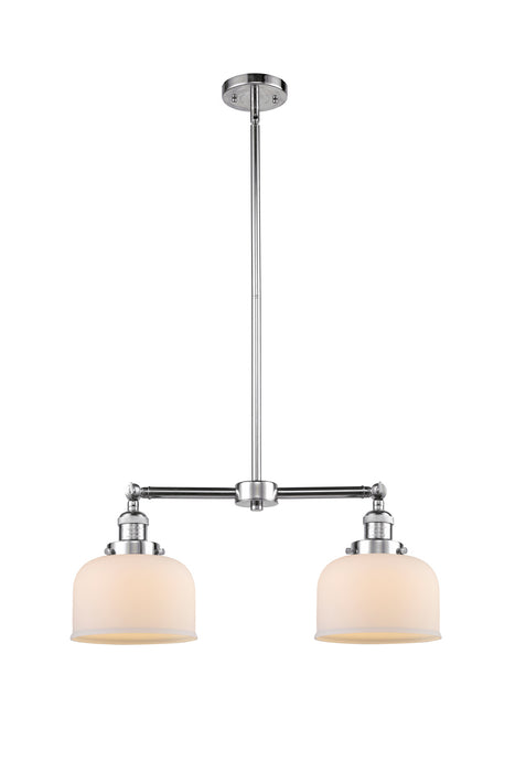 Innovations 209-PC-G71 Two Light Island Pendant, Polished Chrome