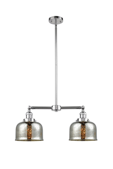 Innovations 209-PC-G78 Two Light Island Pendant, Polished Chrome