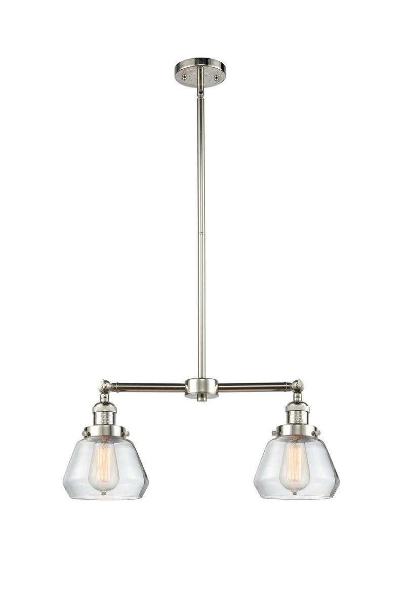 Innovations 209-PN-G172-LED LED Island Pendant, Polished Nickel