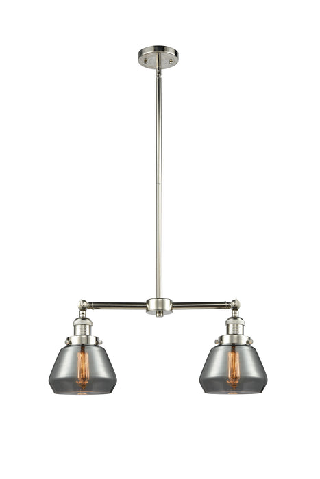 Innovations 209-PN-G173-LED LED Island Pendant, Polished Nickel