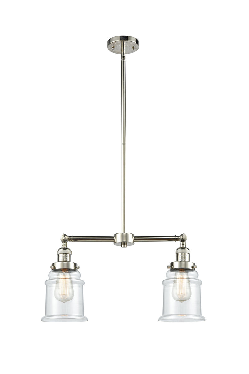 Innovations 209-PN-G182-LED LED Island Pendant, Polished Nickel