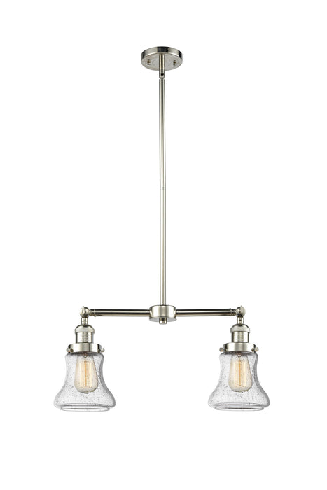 Innovations 209-PN-G194-LED LED Island Pendant, Polished Nickel