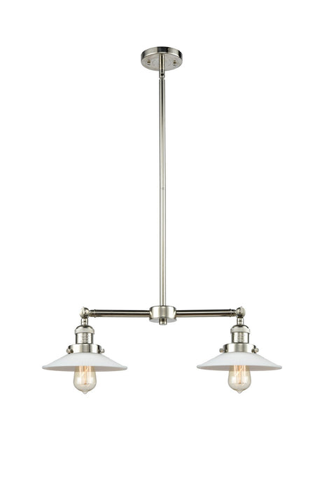 Innovations 209-PN-G1-LED LED Island Pendant, Polished Nickel