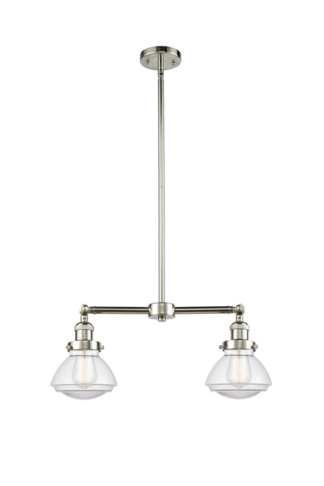 Innovations 209-PN-G322-LED LED Island Pendant, Polished Nickel