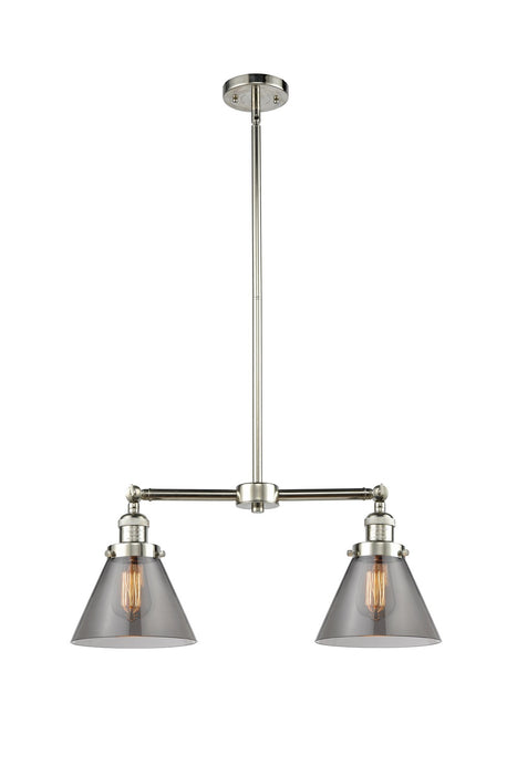 Innovations 209-PN-G43-LED LED Island Pendant, Polished Nickel