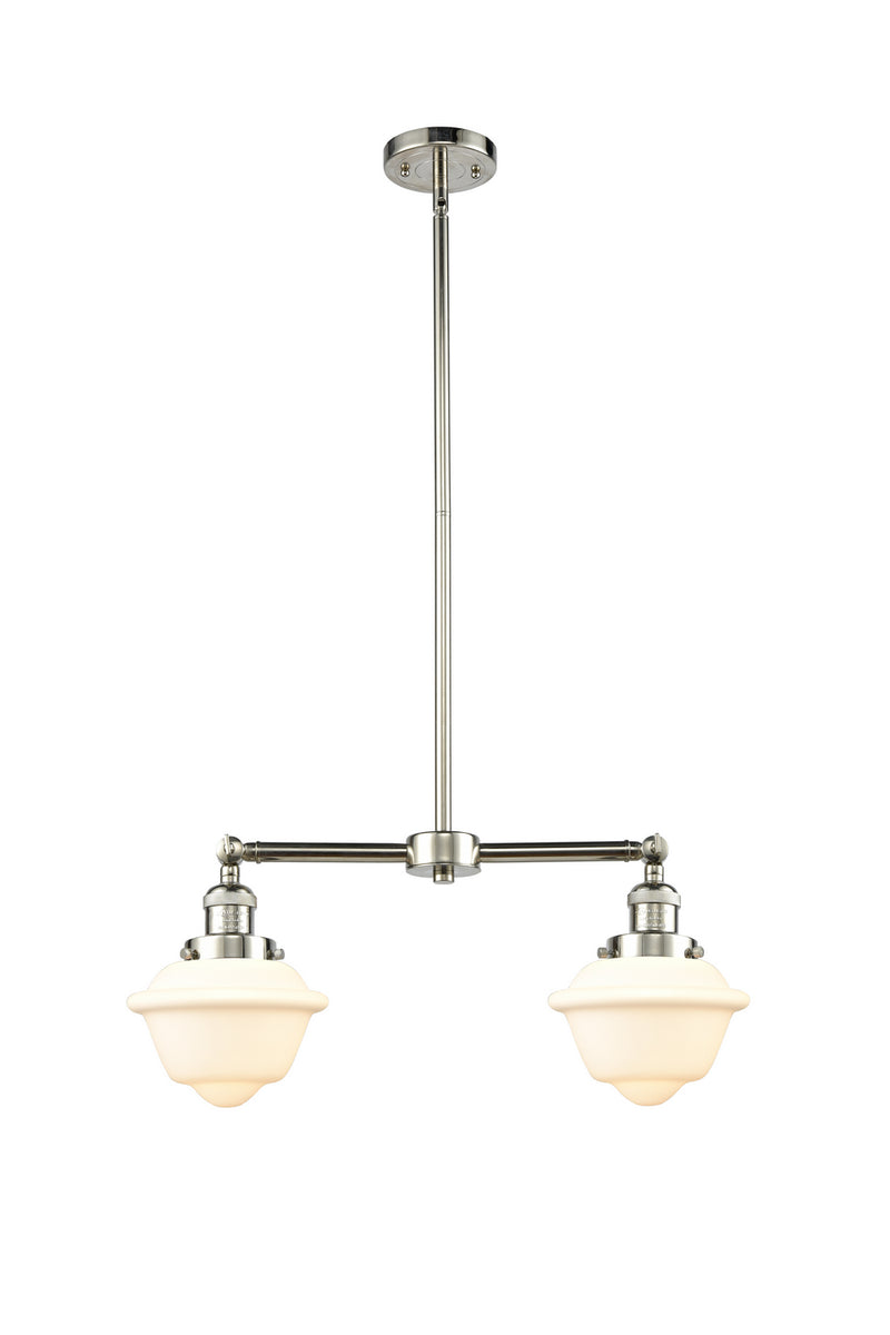 Innovations 209-PN-G531-LED LED Island Pendant, Polished Nickel