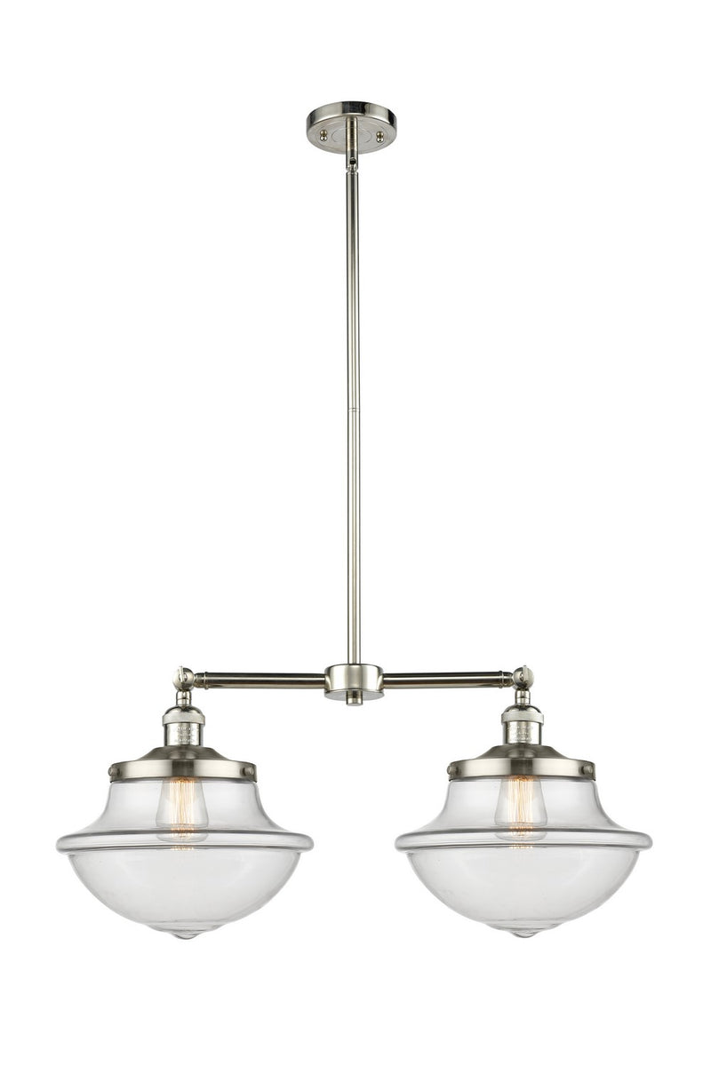 Innovations 209-PN-G542-LED LED Island Pendant, Polished Nickel