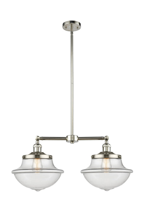 Innovations 209-PN-G542-LED LED Island Pendant, Polished Nickel