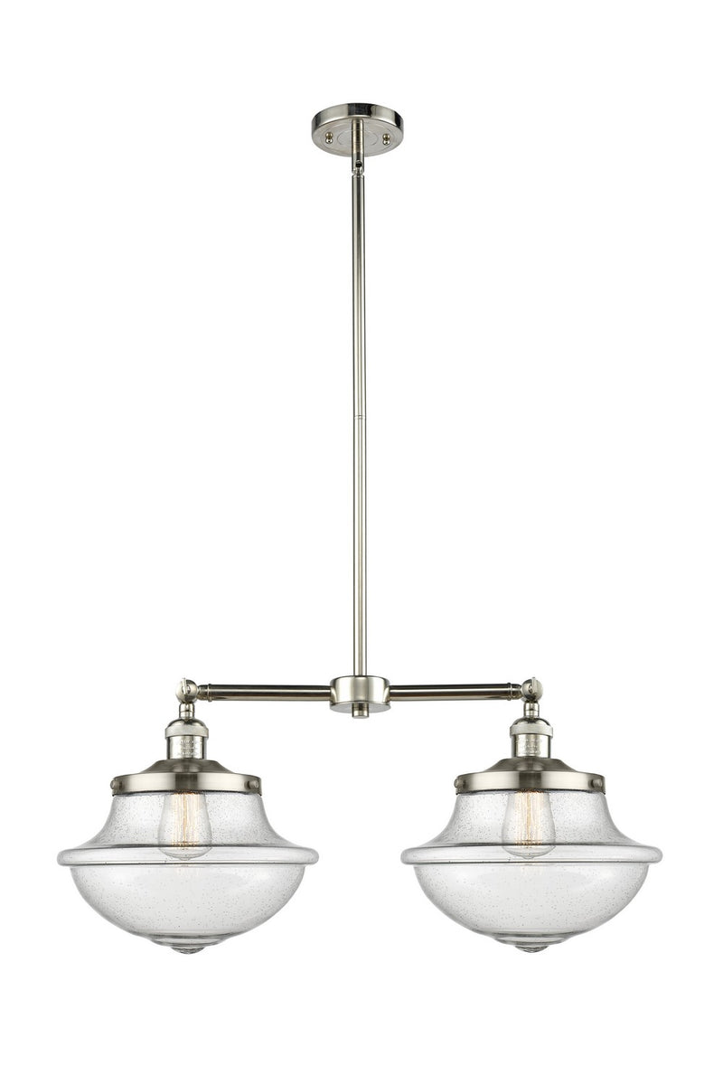 Innovations 209-PN-G544-LED LED Island Pendant, Polished Nickel