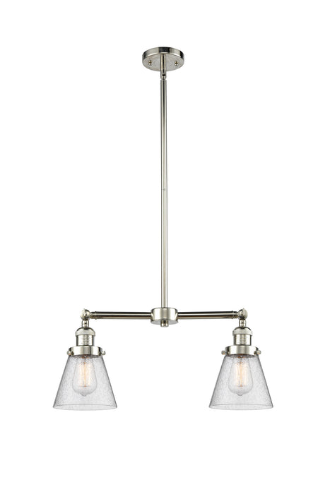 Innovations 209-PN-G64-LED LED Island Pendant, Polished Nickel
