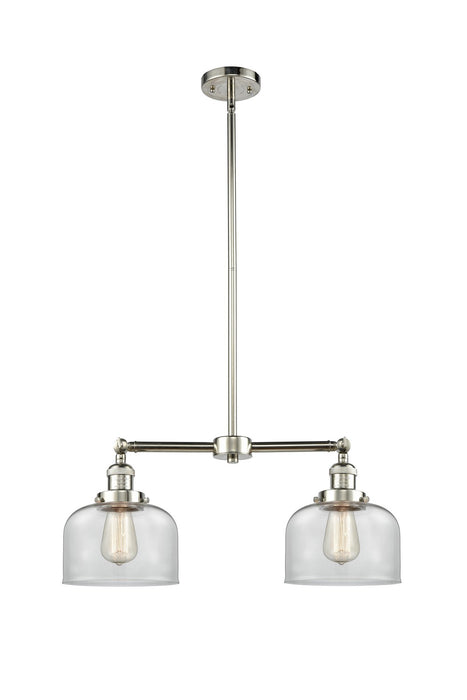 Innovations 209-PN-G72-LED LED Island Pendant, Polished Nickel