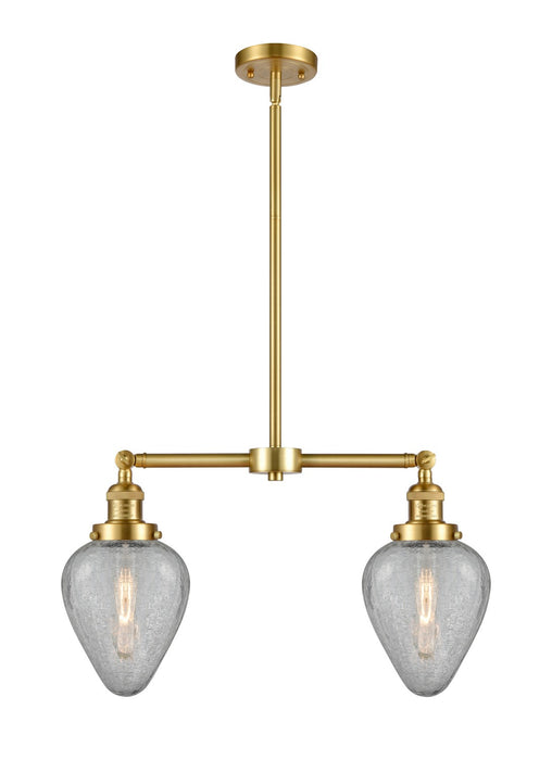 Innovations 209-SG-G165-LED LED Island Pendant, Satin Gold