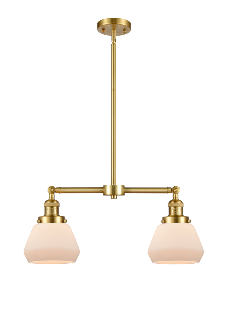 Innovations 209-SG-G171 Two Light Island Pendant, Satin Gold