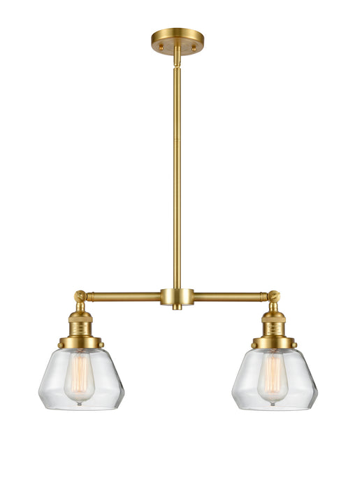Innovations 209-SG-G172 Two Light Island Pendant, Satin Gold