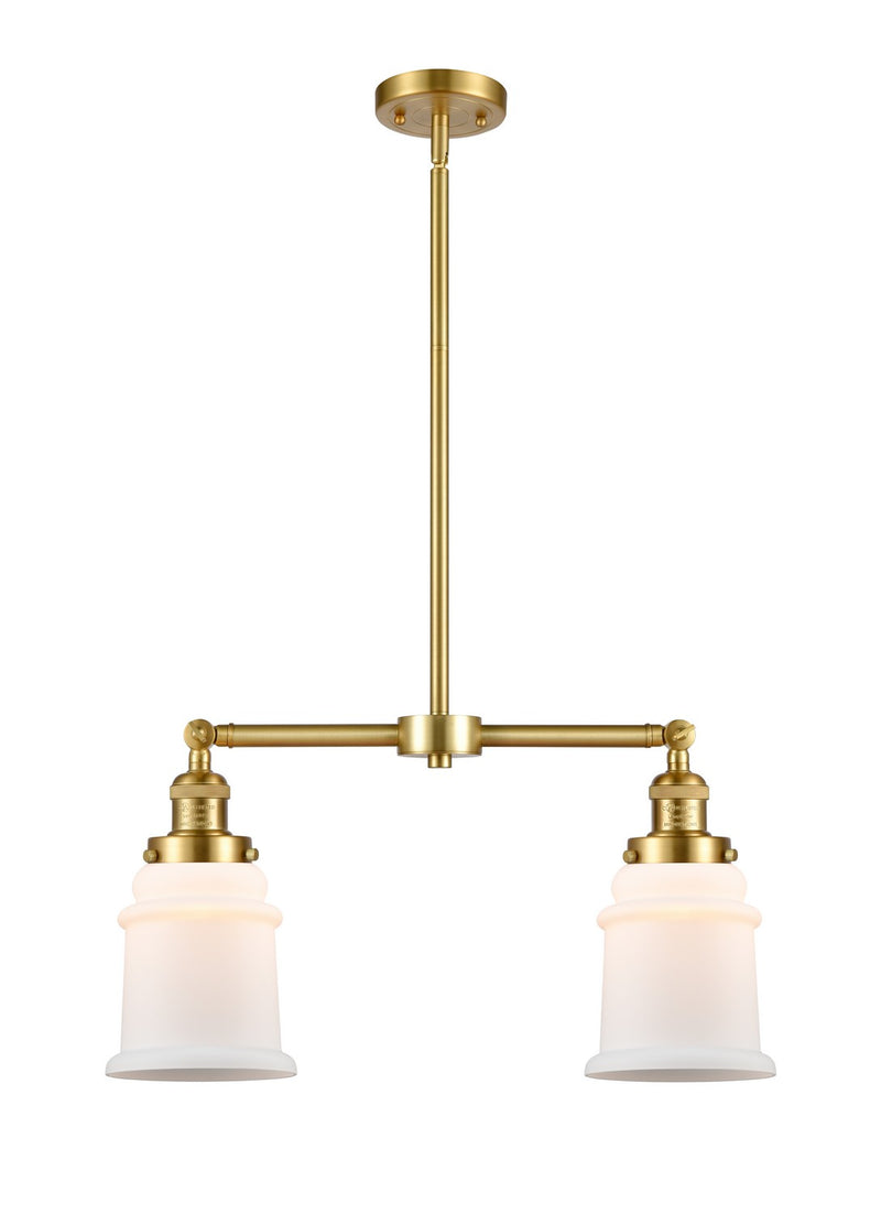 Innovations 209-SG-G181-LED LED Island Pendant, Satin Gold