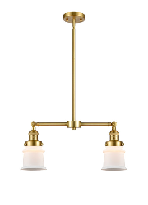 Innovations 209-SG-G181S-LED LED Island Pendant, Satin Gold