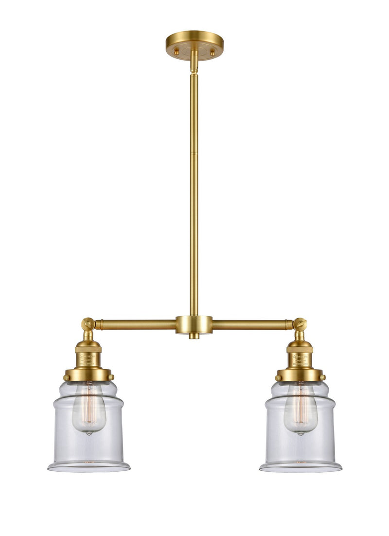 Innovations 209-SG-G182-LED LED Island Pendant, Satin Gold