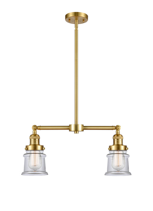 Innovations 209-SG-G182S Two Light Island Pendant, Satin Gold