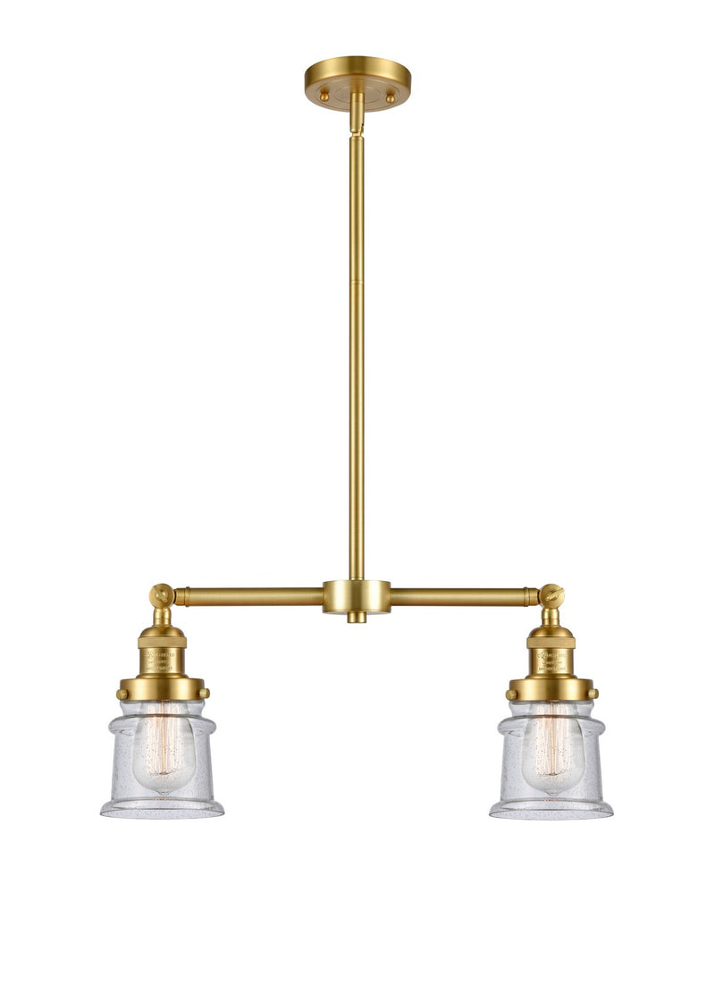 Innovations 209-SG-G184S-LED LED Island Pendant, Satin Gold
