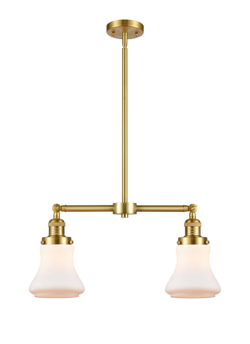 Innovations 209-SG-G191 Two Light Island Pendant, Satin Gold