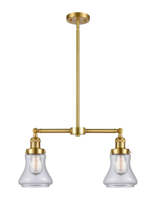 Innovations 209-SG-G192 Two Light Island Pendant, Satin Gold