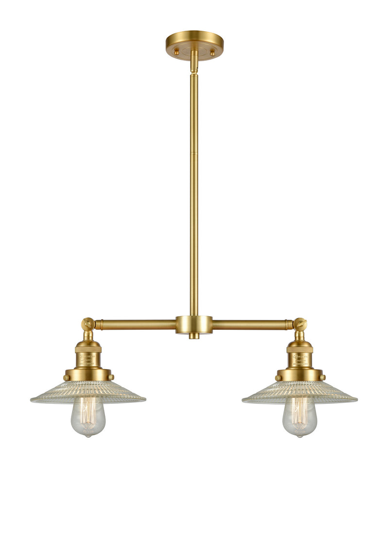 Innovations 209-SG-G2 Two Light Island Pendant, Satin Gold
