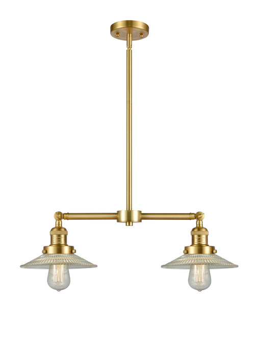 Innovations 209-SG-G2 Two Light Island Pendant, Satin Gold