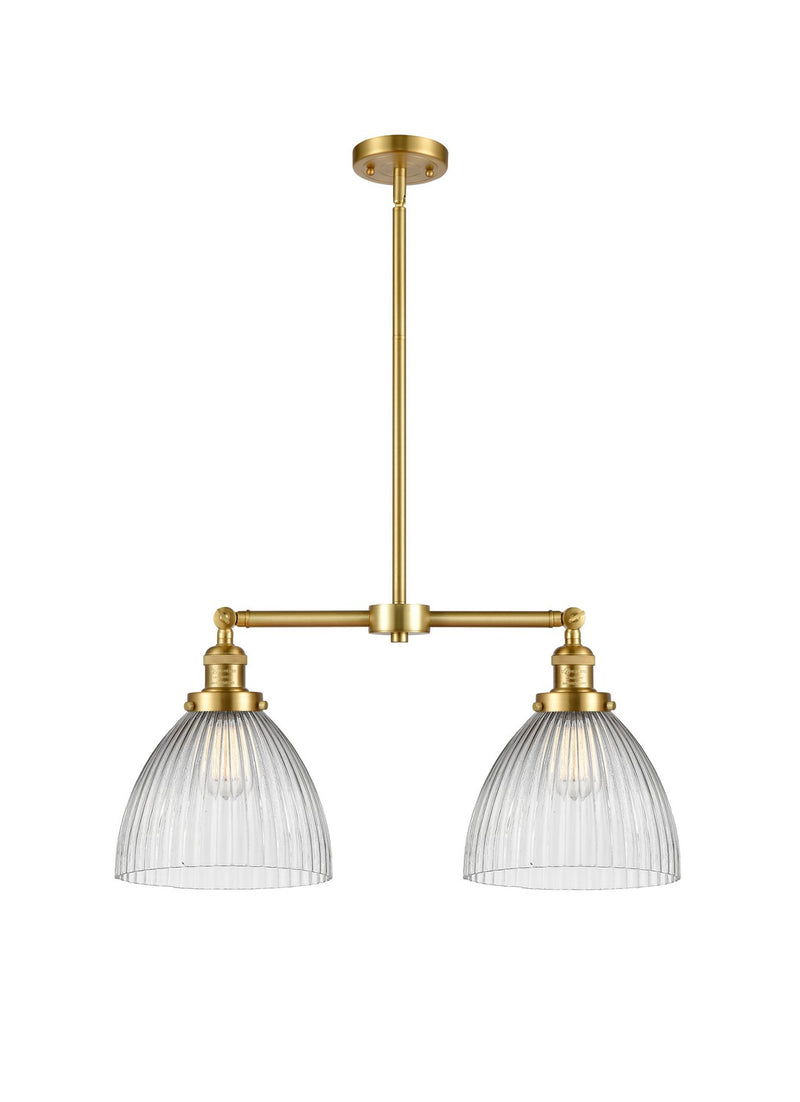 Innovations 209-SG-G222-LED LED Island Pendant, Satin Gold