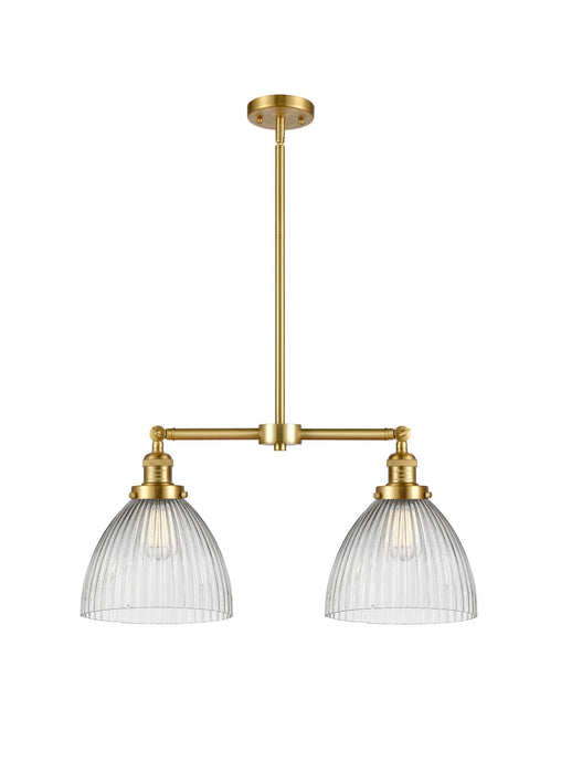 Innovations 209-SG-G222-LED LED Island Pendant, Satin Gold