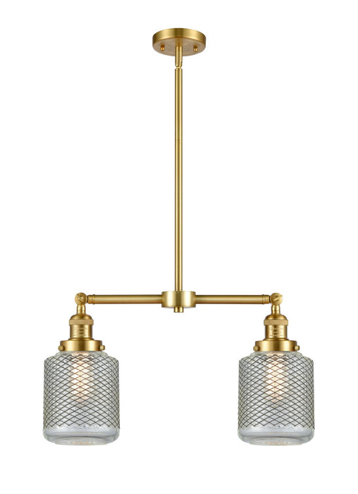 Innovations 209-SG-G262-LED LED Island Pendant, Satin Gold