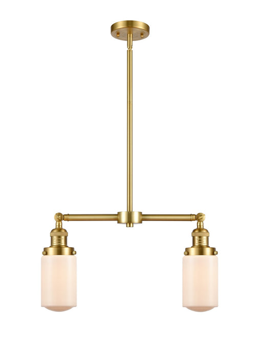 Innovations 209-SG-G311-LED LED Island Pendant, Satin Gold