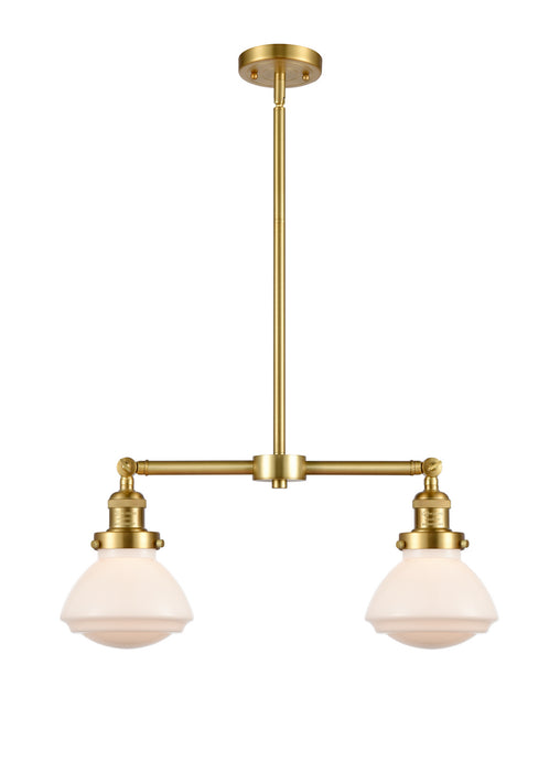 Innovations 209-SG-G321 Two Light Island Pendant, Satin Gold