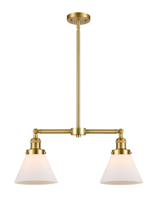Innovations 209-SG-G41 Two Light Island Pendant, Satin Gold