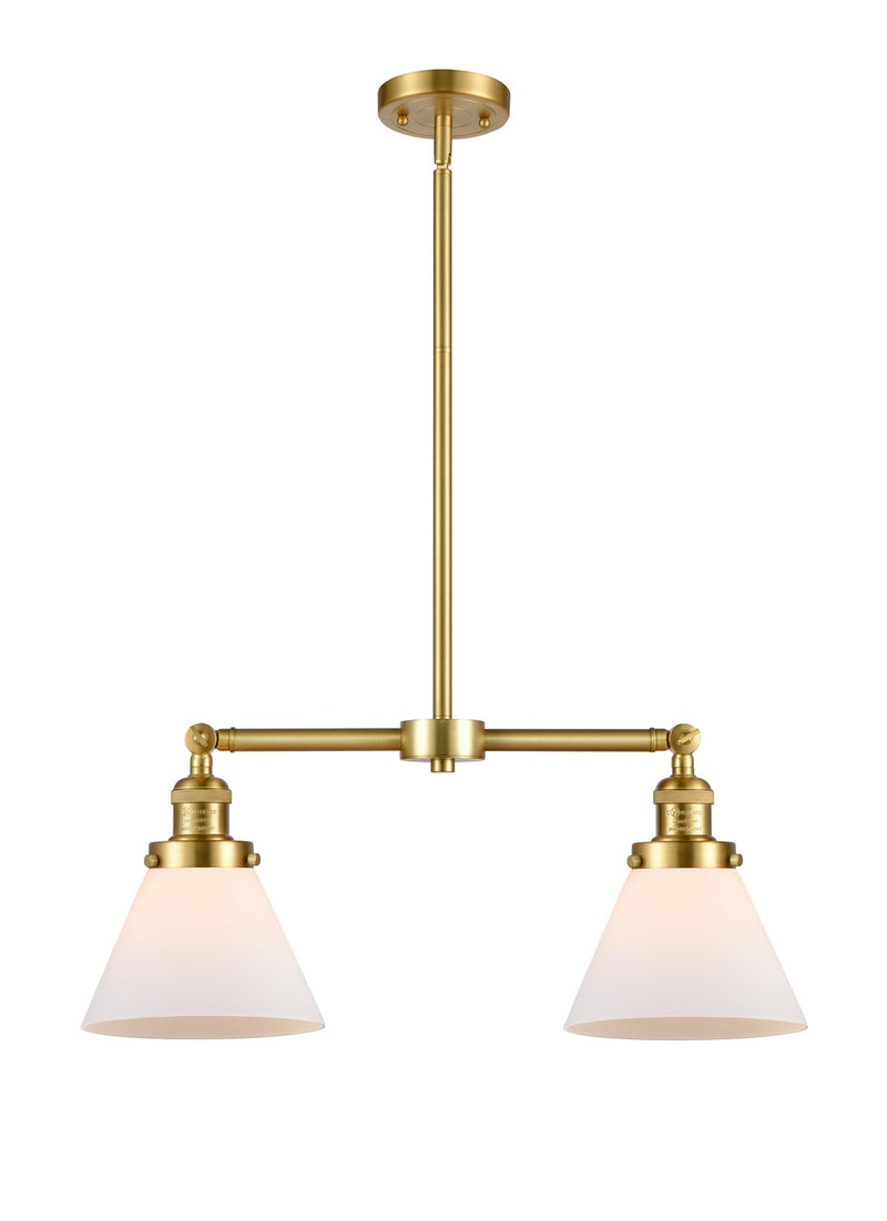 Innovations 209-SG-G41-LED LED Island Pendant, Satin Gold