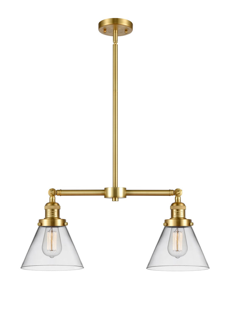Innovations 209-SG-G42-LED LED Island Pendant, Satin Gold