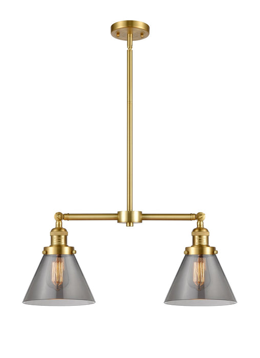 Innovations 209-SG-G43-LED LED Island Pendant, Satin Gold