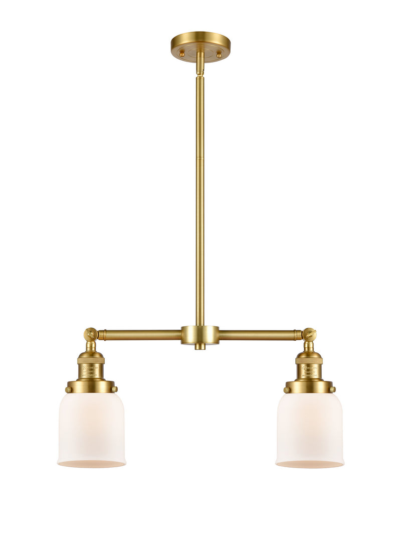 Innovations 209-SG-G51 Two Light Island Pendant, Satin Gold