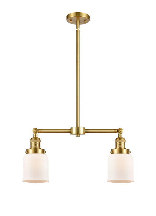 Innovations 209-SG-G51 Two Light Island Pendant, Satin Gold