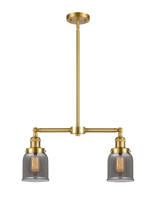 Innovations 209-SG-G53 Two Light Island Pendant, Satin Gold