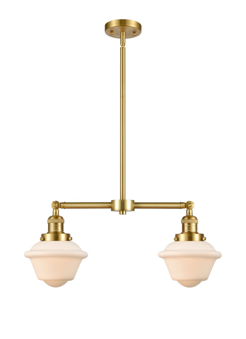 Innovations 209-SG-G531-LED LED Island Pendant, Satin Gold