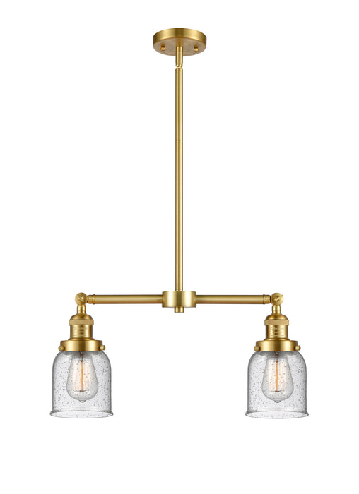 Innovations 209-SG-G54 Two Light Island Pendant, Satin Gold