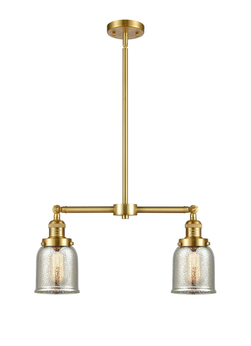 Innovations 209-SG-G58-LED LED Island Pendant, Satin Gold