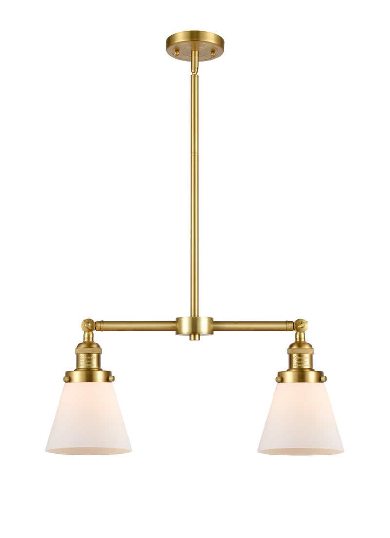 Innovations 209-SG-G61-LED LED Island Pendant, Satin Gold