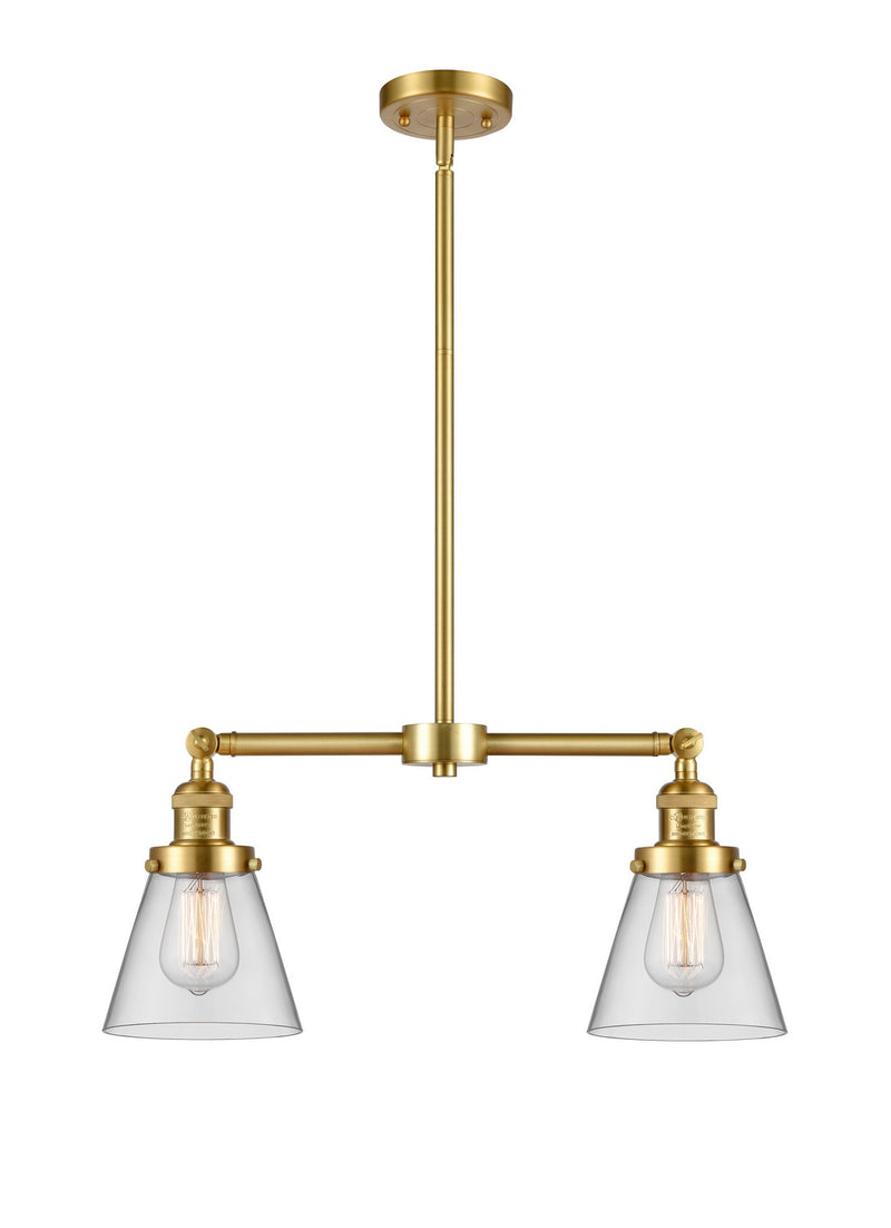 Innovations 209-SG-G62-LED LED Island Pendant, Satin Gold