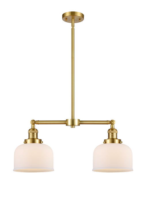 Innovations 209-SG-G71 Two Light Island Pendant, Satin Gold