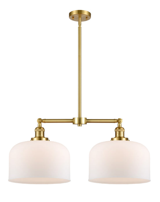 Innovations 209-SG-G71-L Two Light Island Pendant, Satin Gold
