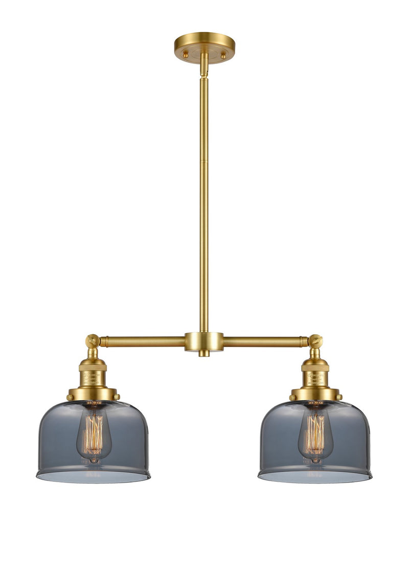 Innovations 209-SG-G73-LED LED Island Pendant, Satin Gold