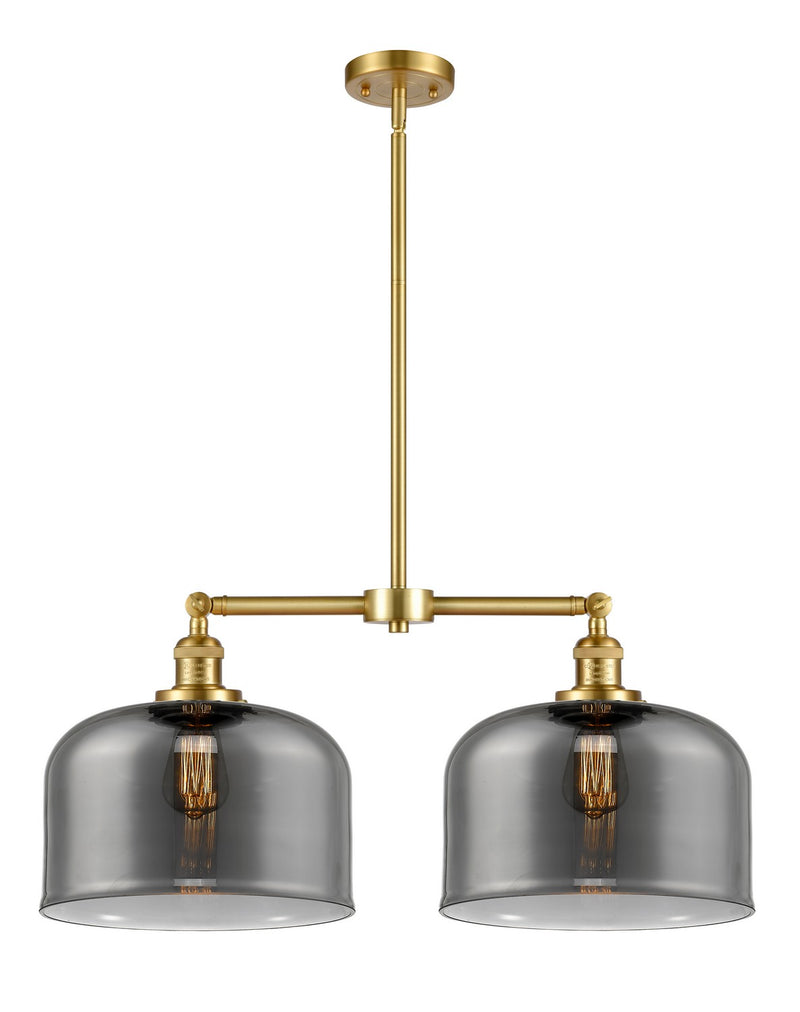 Innovations 209-SG-G73-L-LED LED Island Pendant, Satin Gold