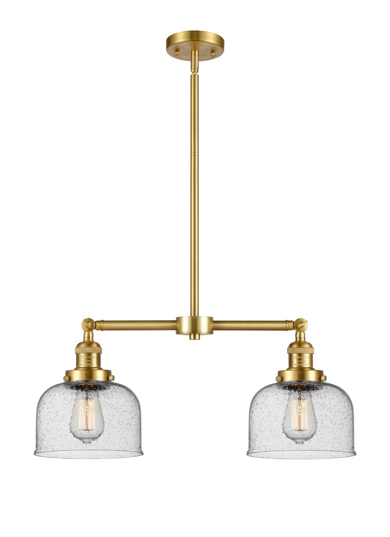 Innovations 209-SG-G74-LED LED Island Pendant, Satin Gold
