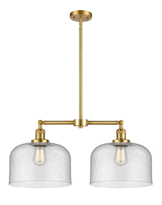 Innovations 209-SG-G74-L-LED LED Island Pendant, Satin Gold